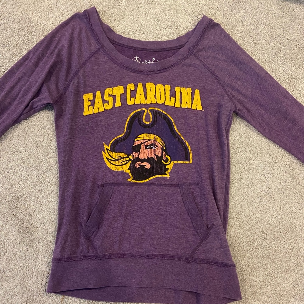 east carolina sweatshirt/shirt